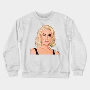 Hannah Waddingham Cartoon Crewneck Sweatshirt